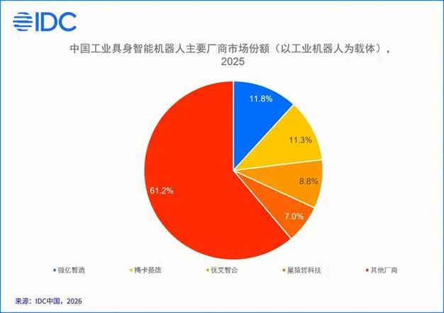 《中国工业具身智能机器人市场份额,2025》微亿智造位居第一(来源:idc
